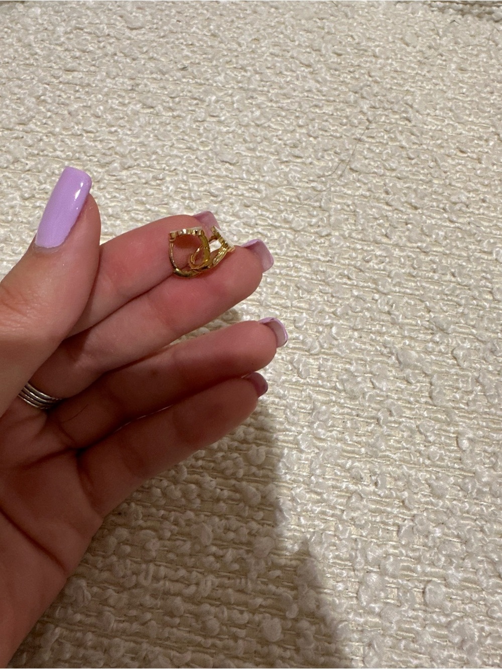 Gold Tone Hoop Earrings - Elegant Women's Accessory